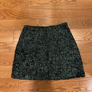 Urban Outfitters Green Sequin Skirt, worn once